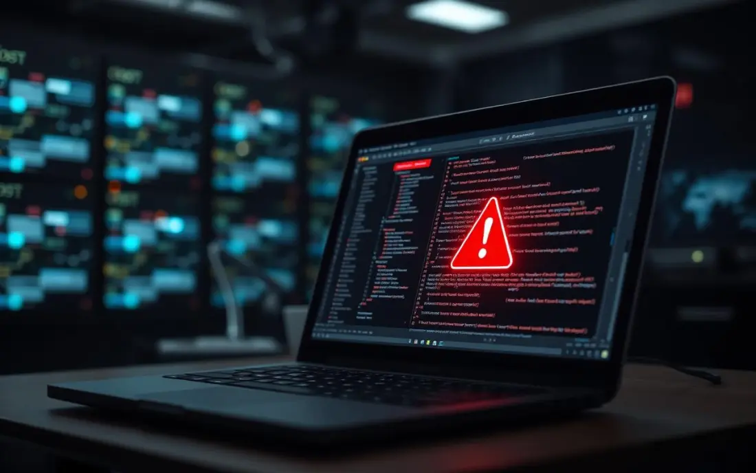 Schematický diagram MCP protokolu s vyznačeným bodom zraniteľnosti medzi AI agentom a firemným serverom.
