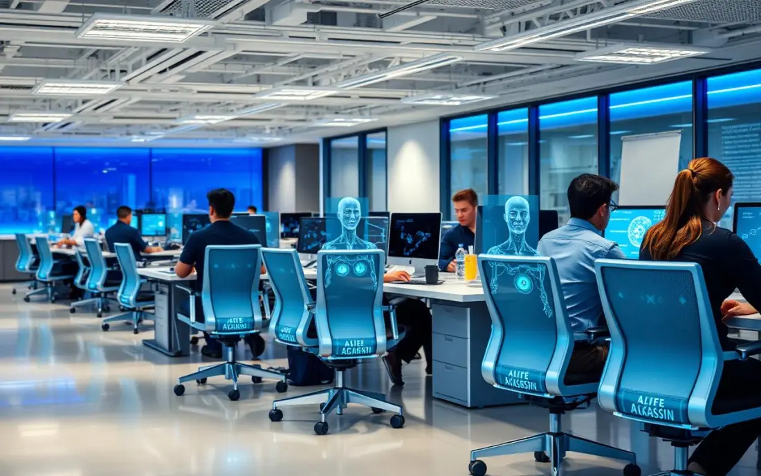 Vizualizácia podnikového dashboardu Microsoft Agent 365 so zoznamom AI agentov, ich oprávneniami a aktivitou.
